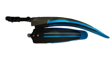 Прочные синие крылья для велосипеда